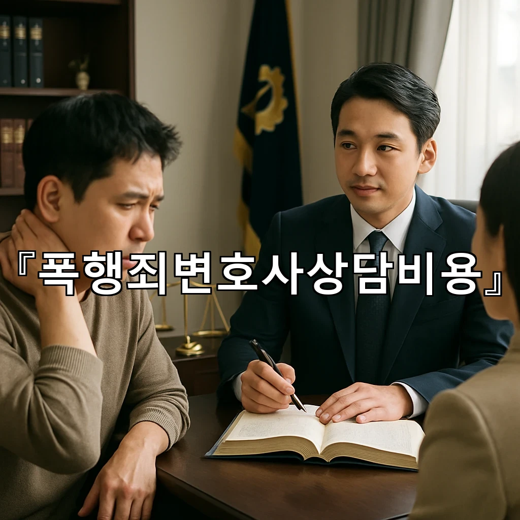 폭행죄변호사상담비용 산정 전 알아두면 좋은 핵심 기준들