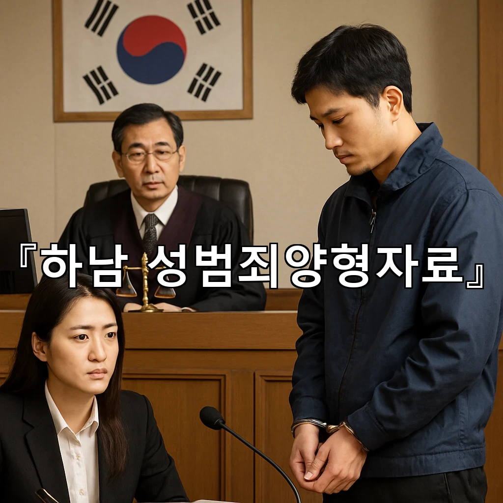 하남성범죄양형자료 사건 흐름을 정리하는 핵심 판단 요소들