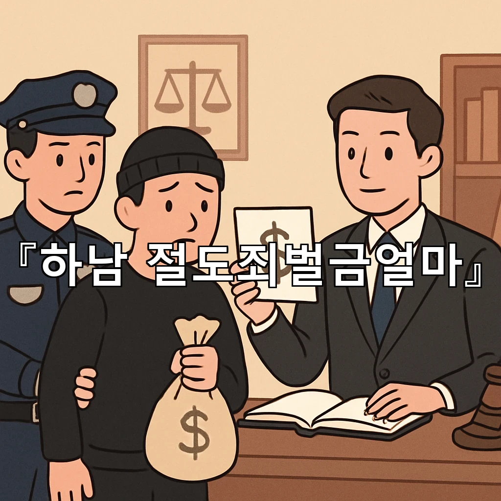 하남절도죄벌금얼마 궁금할 때 먼저 살펴볼 수 있는 핵심 기준들