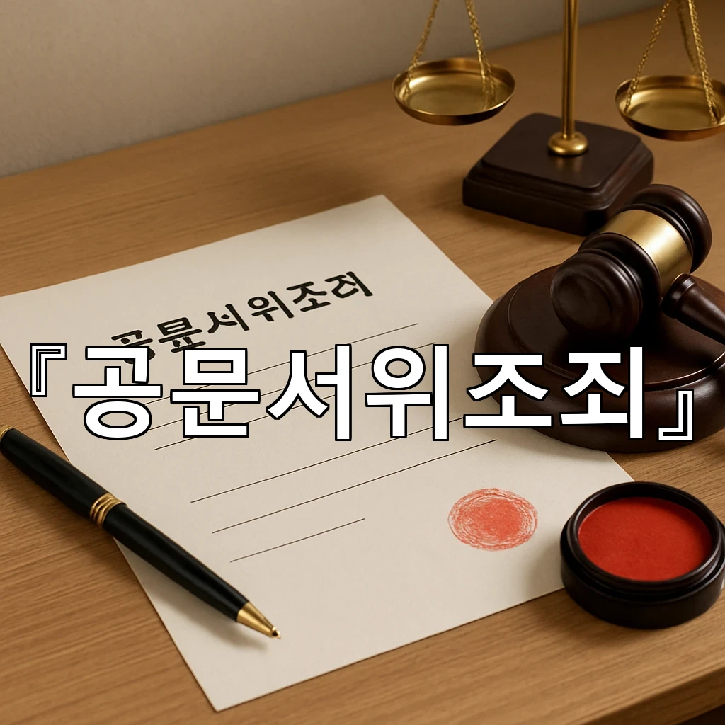 공문서위조죄 사례별로 달라지는 해석의 포인트를 쉽게 읽는 방법