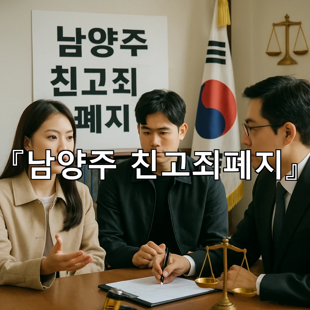 남양주친고죄폐지 제도의 변화가 남긴 절차와 대응 방향 정리