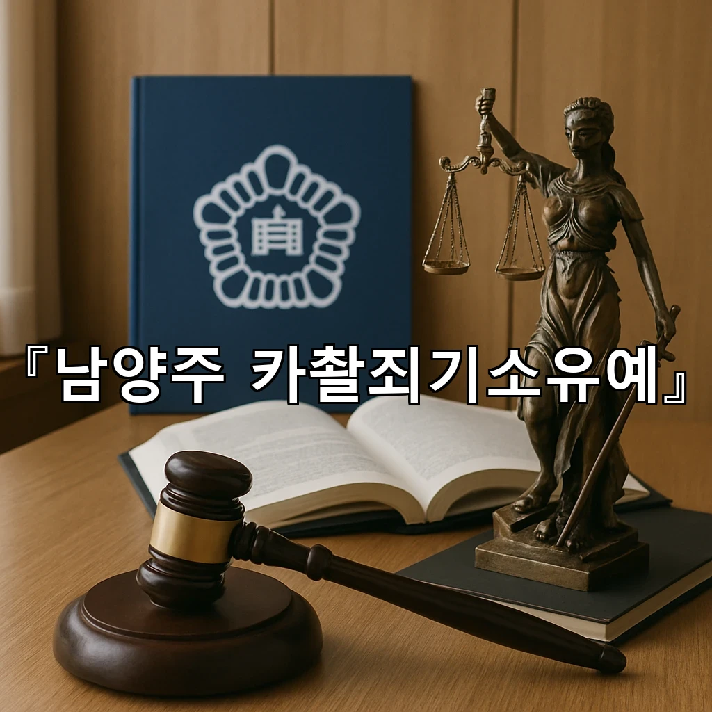 남양주카촬죄기소유예 진술의 일관성이 결과에 미치는 실제 영향