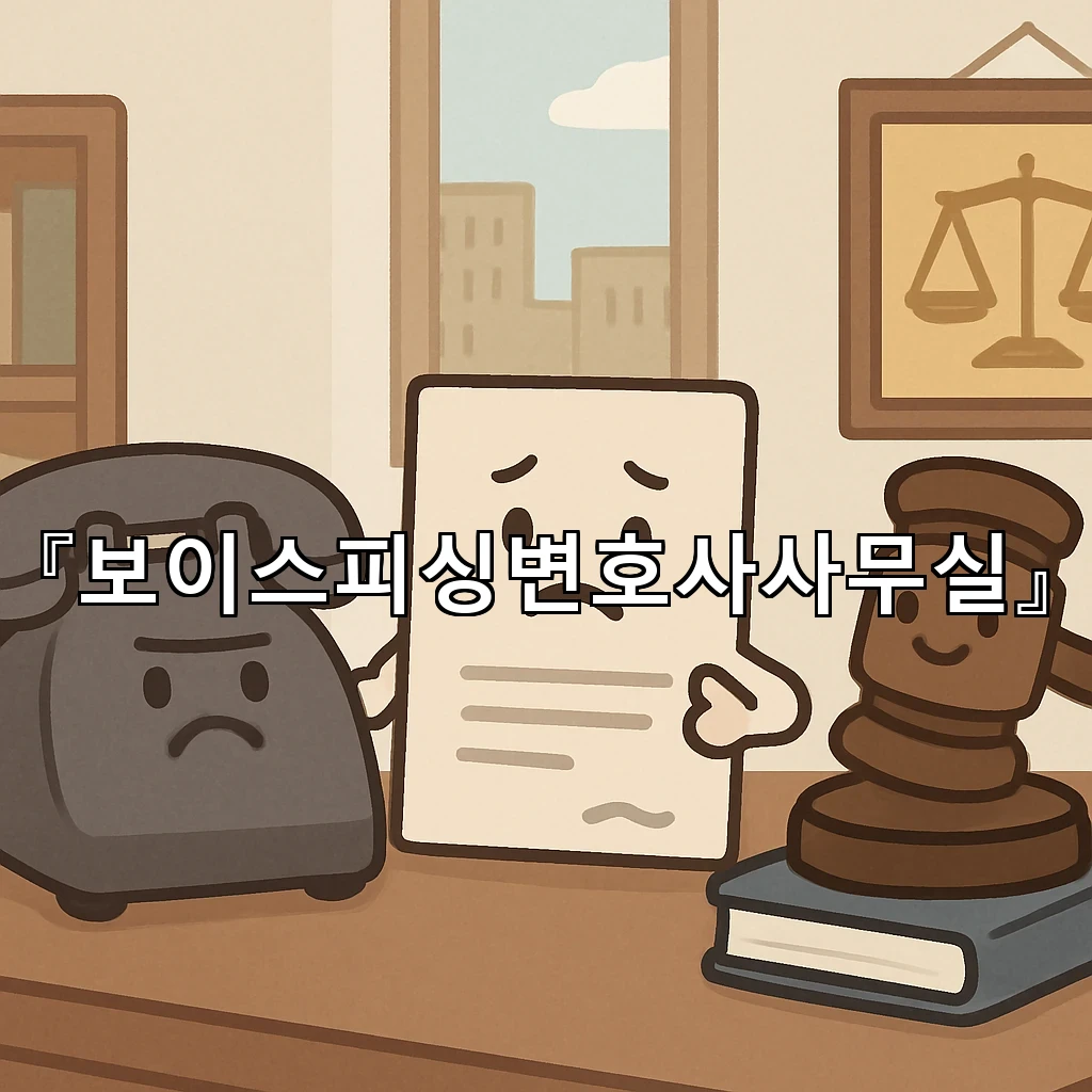 보이스피싱변호사사무실 연락 전후로 달라지는 진술 정리의 핵심