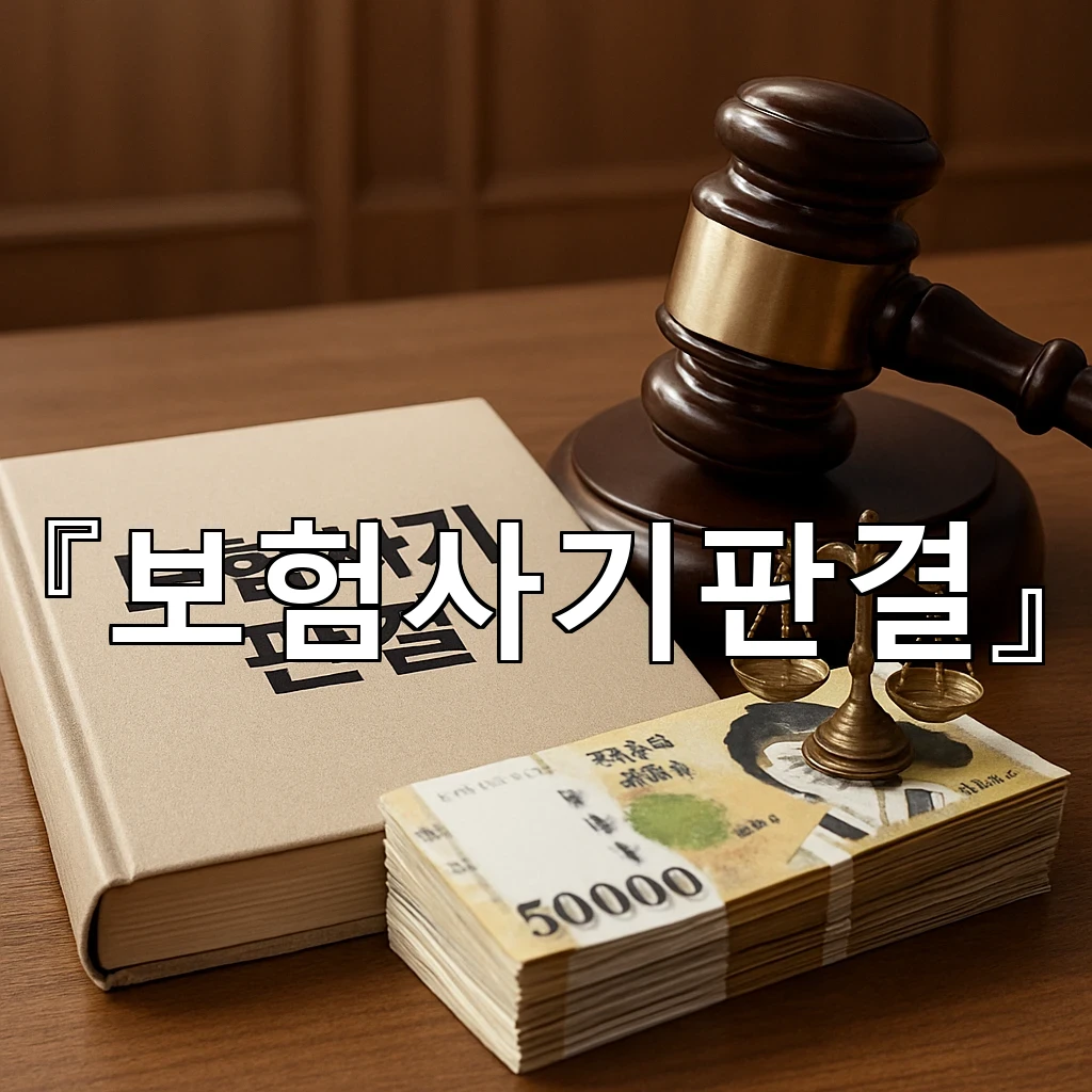 보험사기판결 사건 이후 달라진 판단 기준과 대응의 핵심 흐름