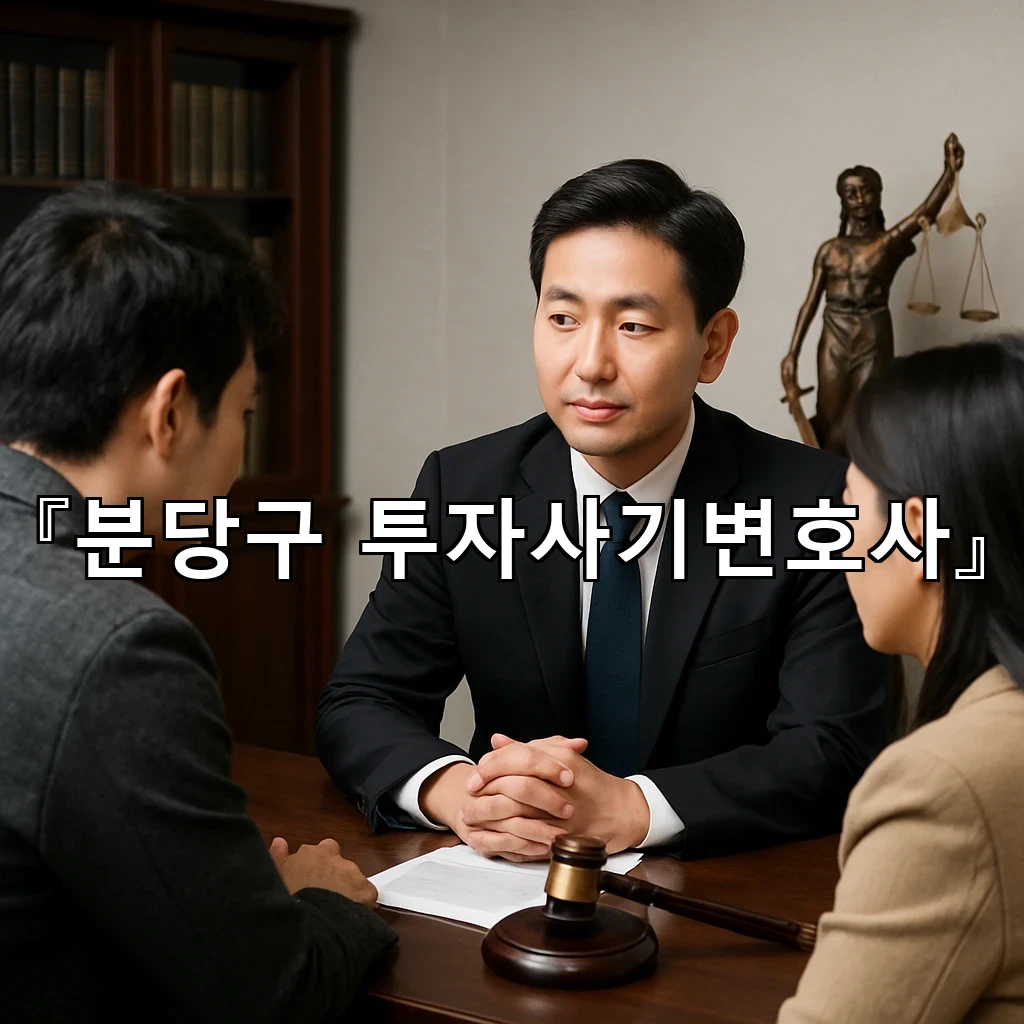 분당구 투자사기변호사