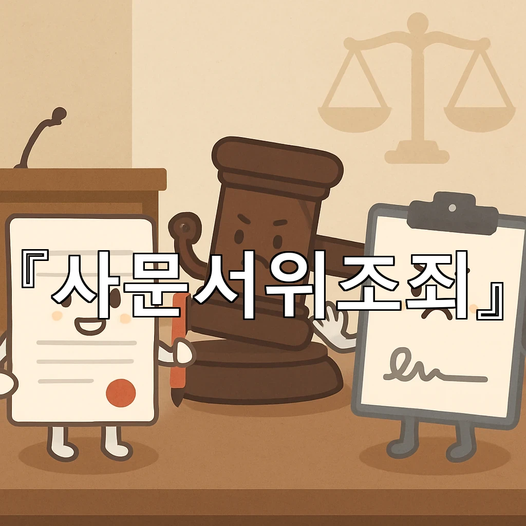 사문서위조죄 조사 통보를 받았을 때 준비할 자료와 순서