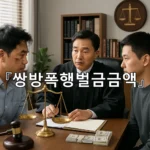 legal image 쌍방폭행벌금금액 9803