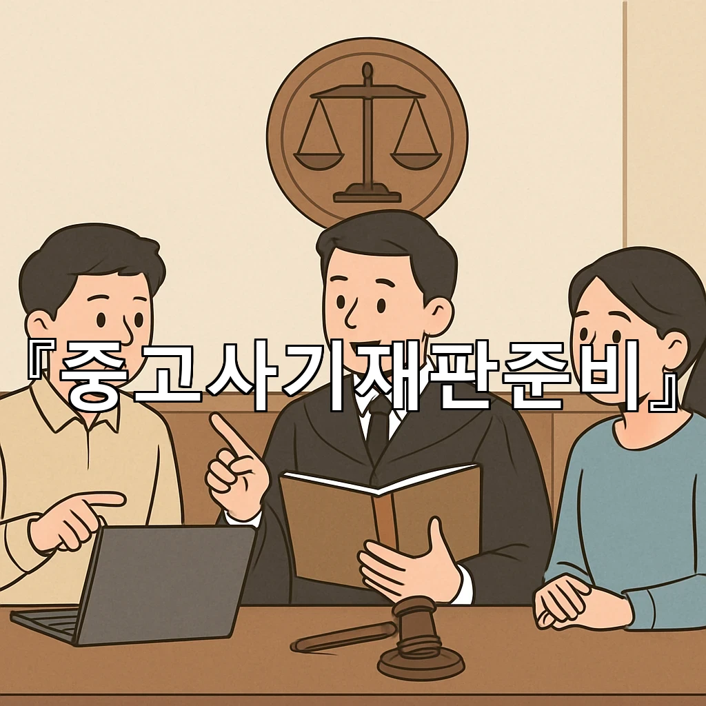 중고사기재판준비 첫 변론 전 살펴볼 핵심 흐름과 기록 정리법