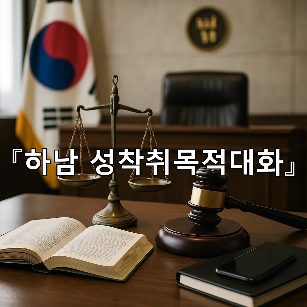 하남성착취목적대화 사건 흐름을 차분히 짚어보는 실무 안내
