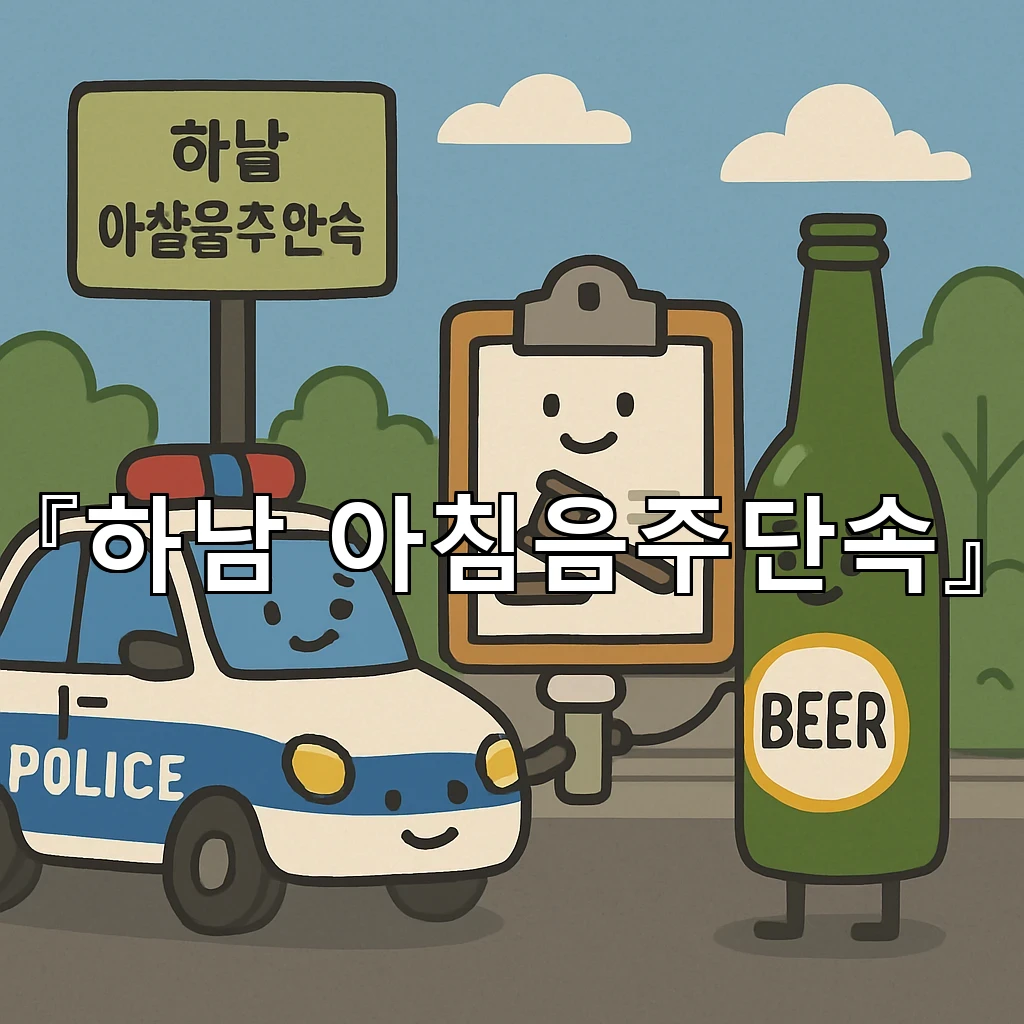 하남아침음주단속 출근길에 필요한 운전 기준과 대응 흐름