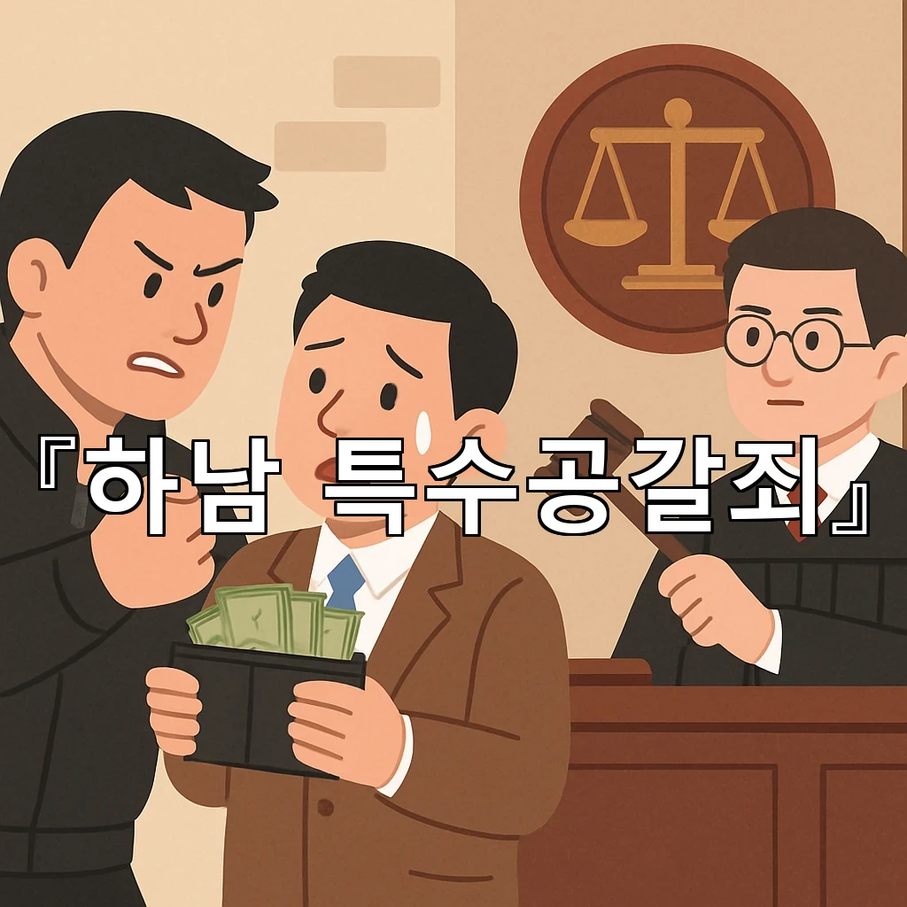 하남특수공갈죄 현장 진술부터 기록까지 흐름을 읽는 방법