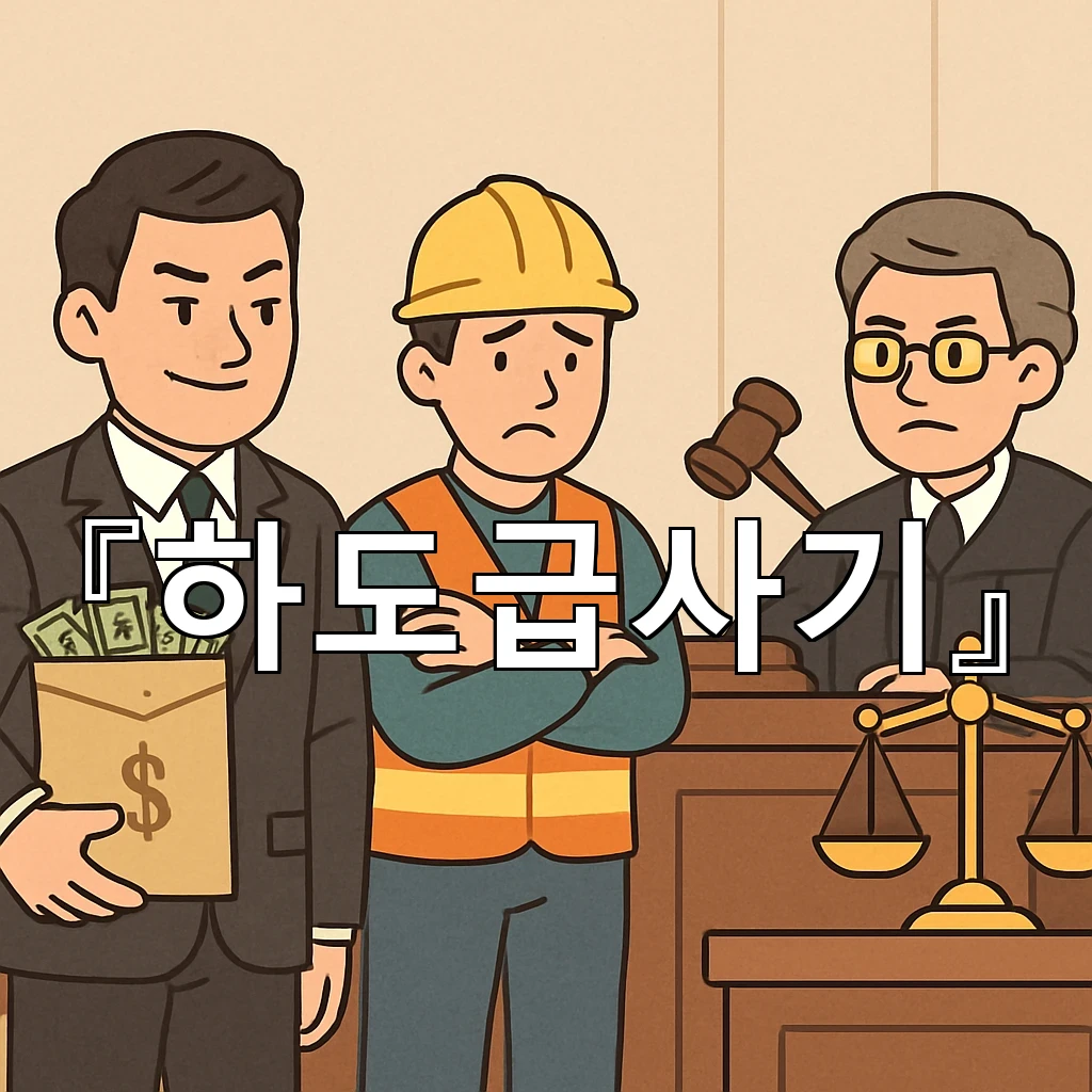 하도급사기 현장에서 놓치기 쉬운 신호를 먼저 살피는 방법