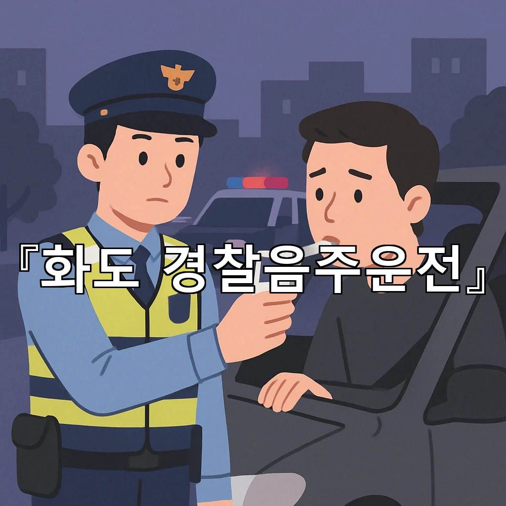 화도경찰음주운전 절차를 따라가며 필요한 대응을 정리한 이야기
