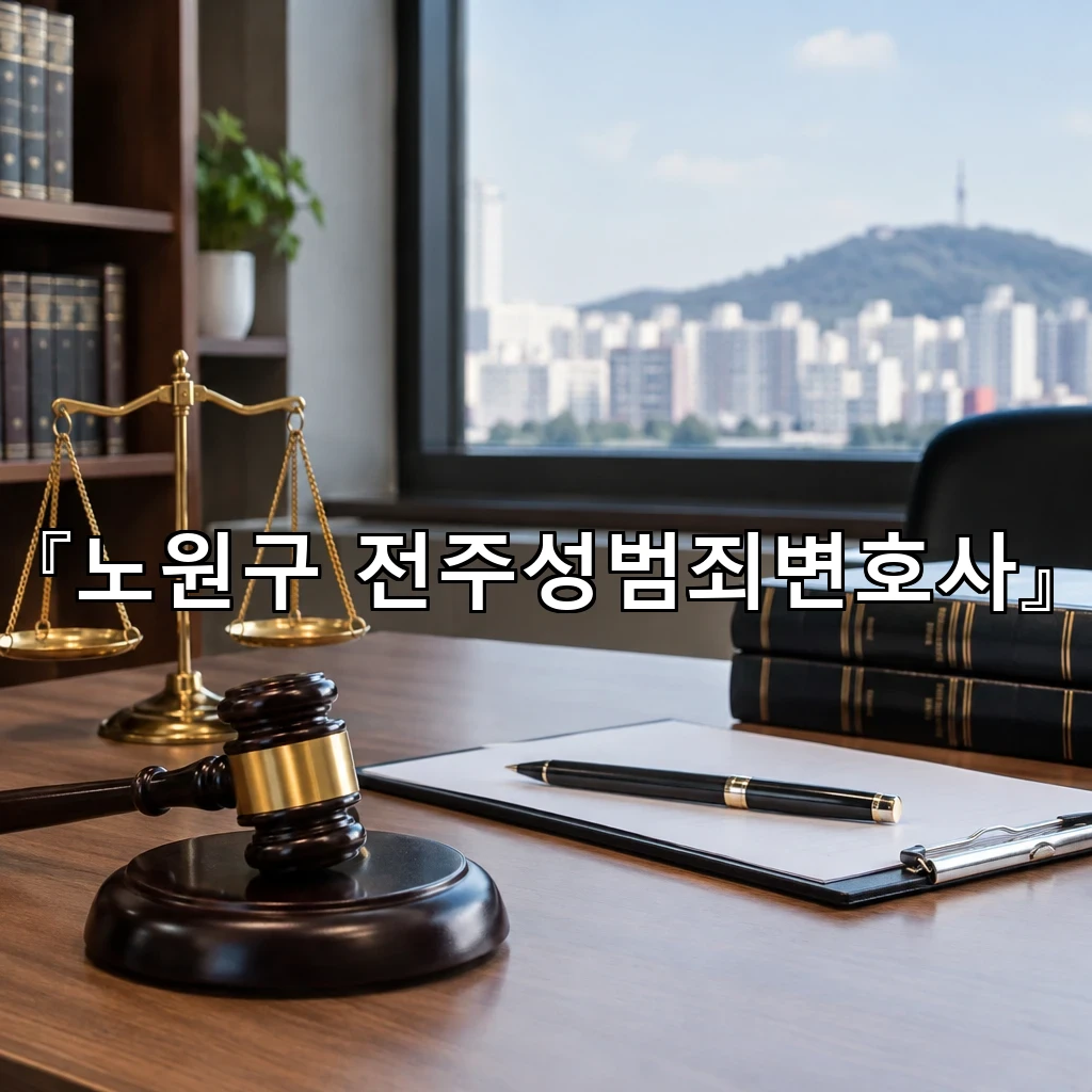 노원구전주성범죄변호사 사건의 흐름을 차분히 짚는 첫걸음 안내서