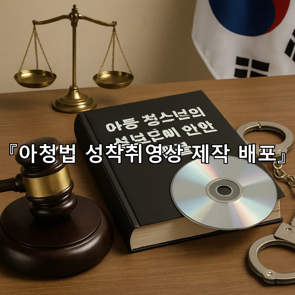 아청법 성착취영상 제작 배포