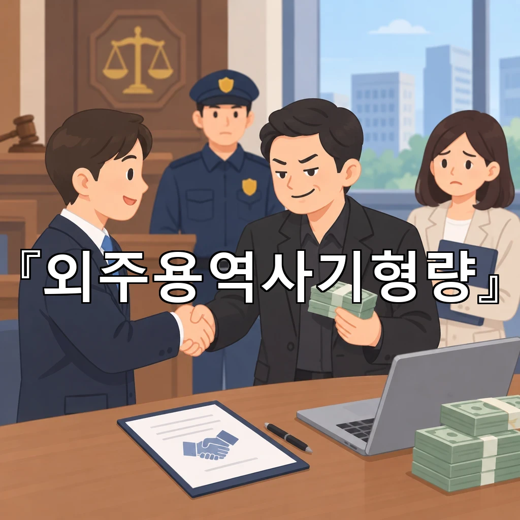 외주용역사기형량 사건의 흐름을 살피며 대응 기준을 정리한 안내
