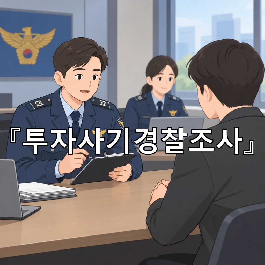 투자사기경찰조사 예상 질문을 읽고 준비하는 현실적 순서