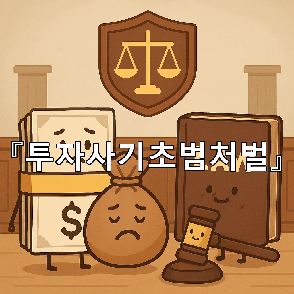 투자사기초범처벌 초기 진술이 흐트러지지 않게 지켜야 할 기준들