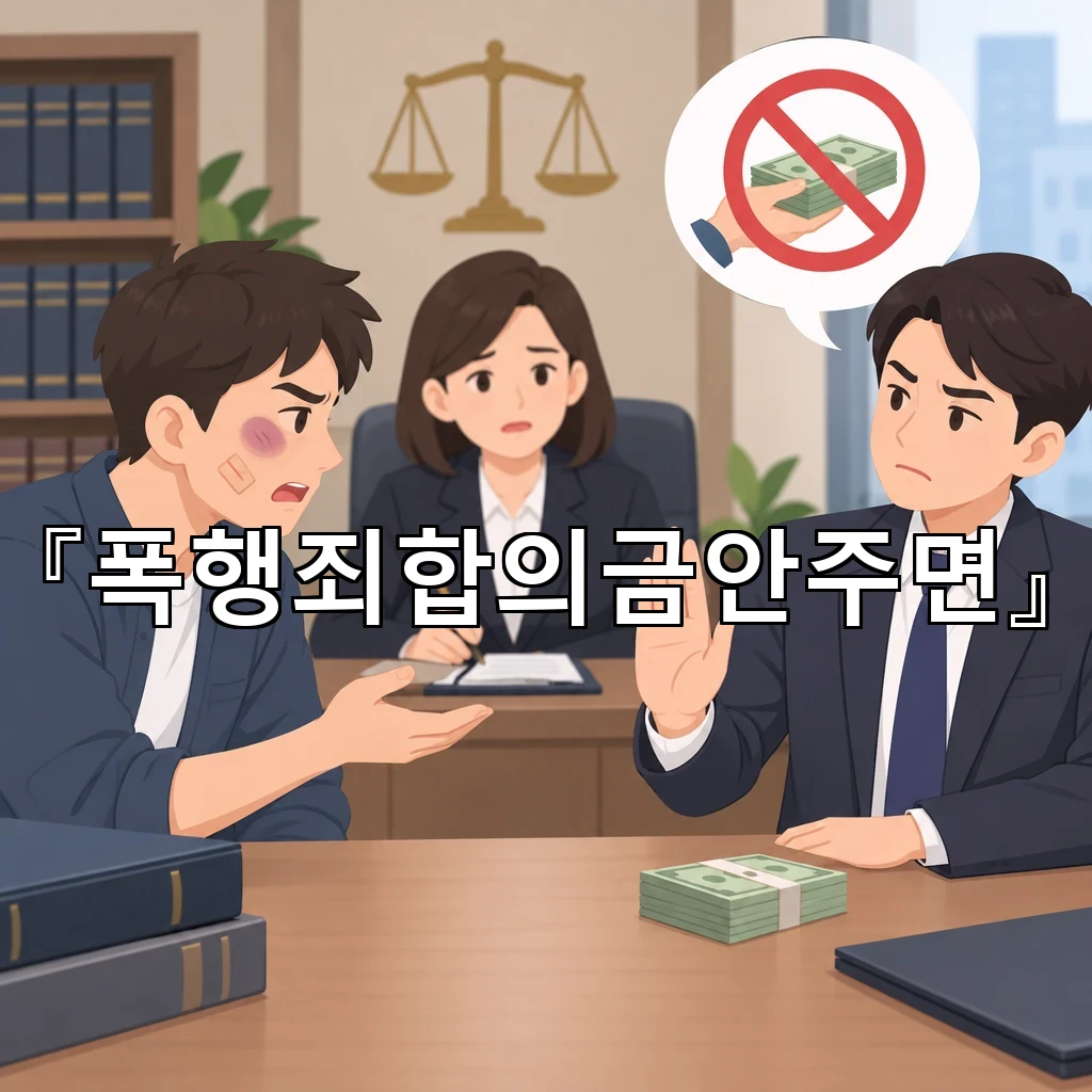 폭행죄합의금안주면 연락이 끊긴 상황에서 먼저 살필 핵심 쟁점들