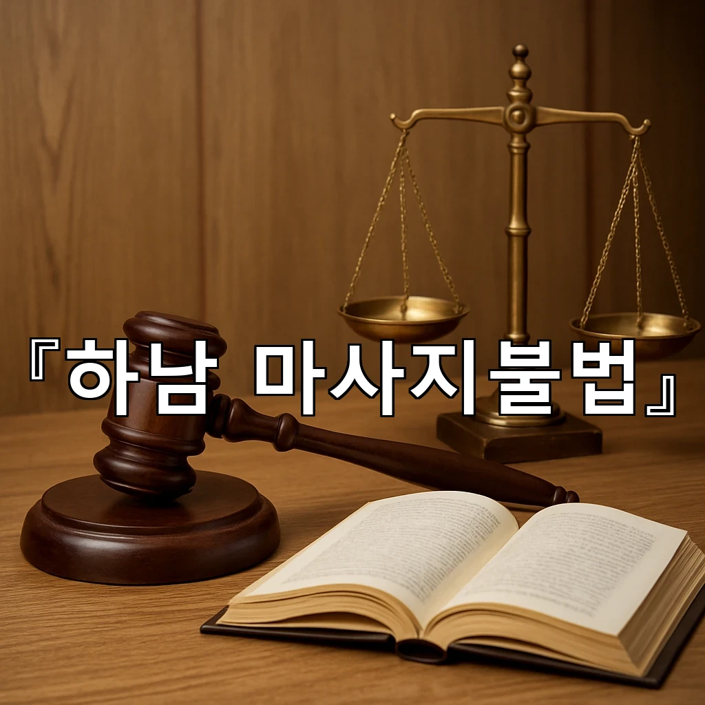 하남마사지불법 판단 기준과 현장 확인이 필요한 이유 안내
