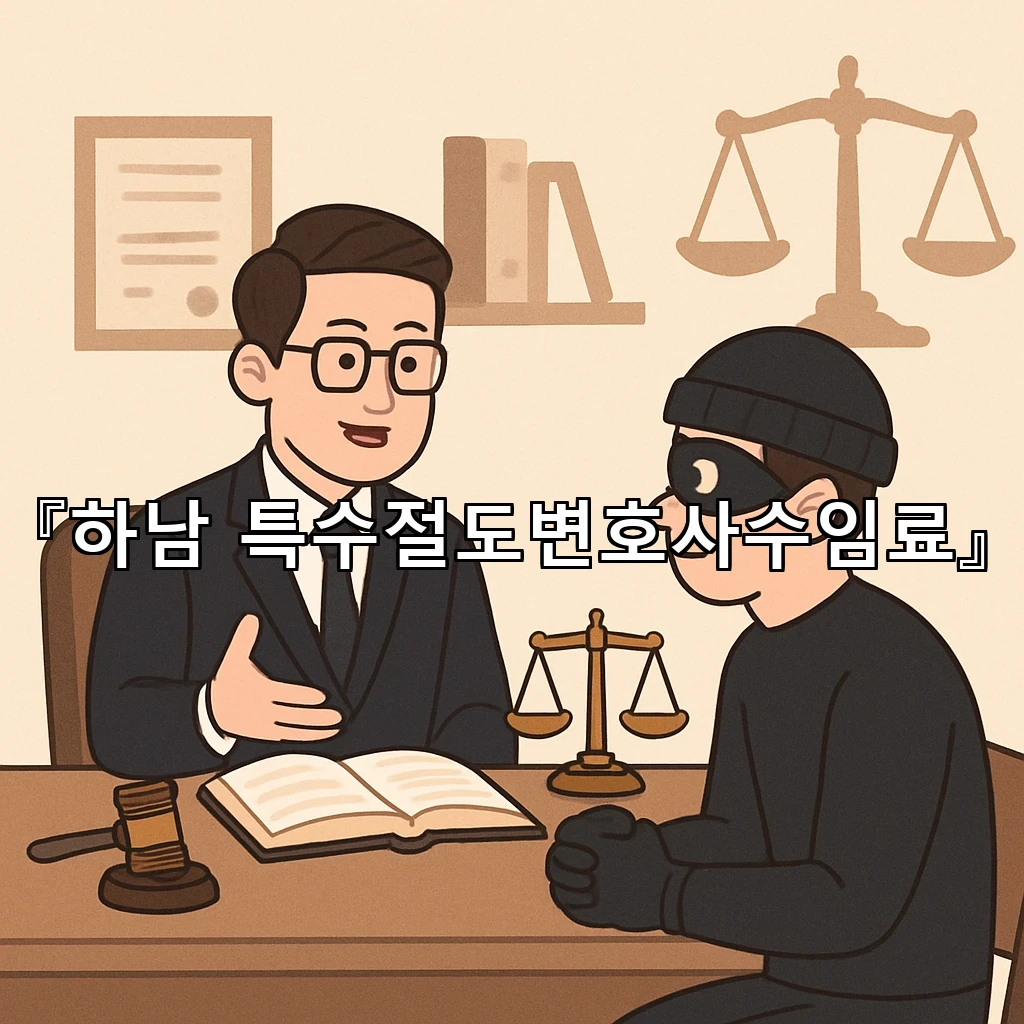 하남특수절도변호사수임료 사건 흐름을 짚는 선택의 기준과 준비